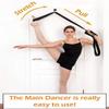 Adjustable Leg Stretcher Lengthen Ballet Stretch Band - Easy Install on Door Flexibility Stretching Leg Strap Great Cheer Dance Gymnastics Trainer Stretching Equipment Taekwondo Training (Light Blue) view 2
