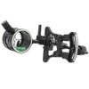 HNZMDY Archery Compound Bow Sight 0.019" Fiber Optic Single/Double Pin Bow Sight Micro-Adjustable Aim Sight Toolless Quickset with 4X 6X 8X Lens and Sight Light (Bow Sight/Double pin) view 1