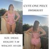 AI'MAGE Women's One Piece Swimsuits Square Neck Monokini Tummy Control Bathing Suit with Adjustable Ruffled Straps Swimwear Pink Floral XXL view 2
