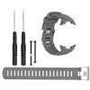 INF Sport Silicone Band for Suunto D4 / D4i, Classic Replacement Soft WristBand for Suunto D4 / D4i Novo Watch, Fits 5.7 inches-8.6 inches (145mm-220mm) Wrist Grey view 1
