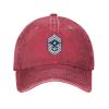 LIFANGMI E9c USAF Ccms Baseball Cap for Men Women Hats Adjustable Vintage Cowboy Hat Sun Hat Red view 2