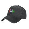LIFANGMI Flag Map of Novosibirsk Oblast Baseball Cap for Men Women Hats Adjustable Vintage Cowboy Hat Sun Hat Black view 1