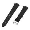 INF Leather Watch Band Compatible with Garmin Forerunner 220/230/235/630/620/735XT/Approach S20/S5, Quick Release Replacement Adjustable Business Sport Strap with metal Buckle(Black) view 4
