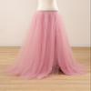 EllieHouse Split Long Floor Length Tulle Skirt for Prom Party Evening Dusty Pink XXL view 2