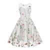 IDOPIP Embroidery Flower Girl Lace Dress for Kids Wedding Bridesmaid Party First Communion Dresses Little Princess Pageant Formal Birthday Gown Graduation Homecoming Dresses White - Mesh 5-6 Years view 1