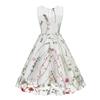 IDOPIP Embroidery Flower Girl Lace Dress for Kids Wedding Bridesmaid Party First Communion Dresses Little Princess Pageant Formal Birthday Gown Graduation Homecoming Dresses White - Mesh 5-6 Years view 2