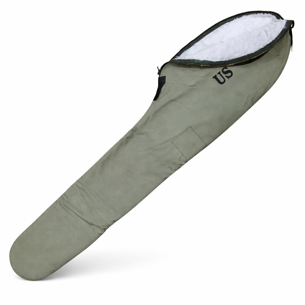 Warcraft Exports U.S. WWII Carry Case With Carry Strap Fleece Lining Canvas Bag For M1 Garand - OD GREEN Color