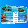 Diving mask Anti-Fog Swimming Snorkel mask Suitable for Adults Scuba Dive Swim Snorkeling Goggles Masks view 2