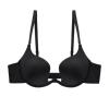 LUXRUB Womens Deep Plunge Bra Convertible Low Back Invisible Bralette Backless Deep U Cleavage Bra Soft Underwire Push Up Bra (Color : Black, Size : B_85) view 1