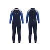 Goldfin Kids Wetsuit, Boys Girls Wet Suits Youth Toddler 3mm Neoprene Back Zip Keep Warm for Cold Water Swimming Diving Snorkeling Surfing Paddleboarding Full-Body Blue Size 14 view 2