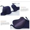 LUXRUB Womens Deep Plunge Bra Convertible Low Back Invisible Bralette Backless Deep U Cleavage Bra Soft Underwire Push Up Bra (Color : Blue, Size : C_70) view 3