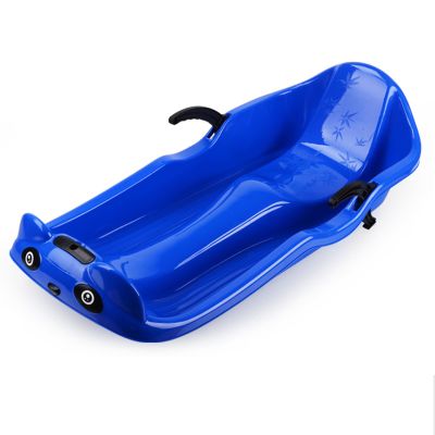 Plastic Snow Sled -Snow Sledge Kids Double,Snow Sledge with Backrest,Plastic Snow Sled,Plastic Sleds for Sand,Snow Sledge Board