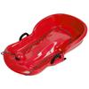 Plastic Snow Sled -Children's Sledge, Thickened Double Sledge, Adult Sledge with Brake Pull Rope, Snow Sledge with Backrest view 1