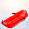 Plastic Snow Sled -Children's Double Sled, Sled with Backrest, Plastic Sled, Double Armrest Brake Sled view 1