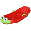 Plastic Snow Sled -Children's Thick Sled, Wear-Resistant Sled, High Back Double Sled, Multi-Coloured Sled view 1