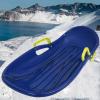 Plastic Snow Sled -Children's Sledges, Winter Tandem Sledges, Thickened Plastic Sledges, Sledges with Brakes and Pull Ropes view 1