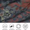 Fousam Camo Rain Poncho, Multi Use Waterproof Rain Coat for Hunting, Hiking, Traveling, Camping view 4