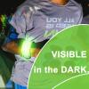 JabroN USB Rechargeable Safety Light for Runners,1 Pack LED Armband for Running,High Visibility Light Up Band Reflective Led Bracelet for Night Walking Jogging Cycling Running Gear-Green(1 Pack) view 3