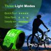 JabroN USB Rechargeable Safety Light for Runners,1 Pack LED Armband for Running,High Visibility Light Up Band Reflective Led Bracelet for Night Walking Jogging Cycling Running Gear-Green(1 Pack) view 4