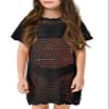 Batermoon Girls Swim Cover Up Crochet Bathing Suit Cover Ups Short Sleeve Summer Beach Dress 5-14 Years view 1