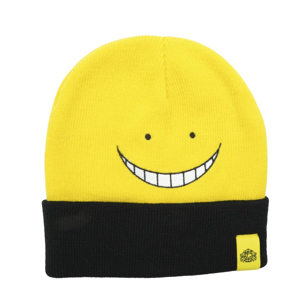 ABYstyle Assassination Classroom Koro Sensei Black & Yellow Beanie Anime Manga Accessories Merch