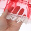 Fldy Mens Sissy Bra Undershirt Floral Lace Ruffled Bralette Crop Top Sheer Mesh Tank Top Lingerie Red A Medium view 4