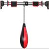 Adult Door Speed Bag Quick Air Bag Heavy Duty Leather Boxing Bag with Adjustable Bracket Spring and Small Ball for Fitness Training (Color : Red) view 1
