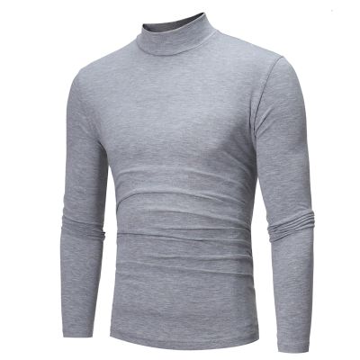 IEPOFG Coolest for Teen boys Mens Turtleneck Long Sleeve Shirts Casual Slim Fit Thermal Turtleneck for Men Basic Lightweight Thermal Underwear Top
