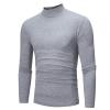 IEPOFG Coolest for Teen boys Mens Turtleneck Long Sleeve Shirts Casual Slim Fit Thermal Turtleneck for Men Basic Lightweight Thermal Underwear Top view 1