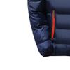 JEsilunmaMY Men's Thicken Stand Collar Puffer Jacket Full Zip Warm Padded Down Coats Insulated Puffy Coat for Outdoor Hiking (Dark Blue,5X-Large) view 3