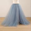 EllieHouse Split Long Floor Length Tulle Skirt for Prom Party Evening Dusty Blue M view 3