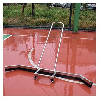 BYZOMU Sport Tennis Court Squeegee, Water Pusher Broom, Indoor Outdoor Playground Floor Water Remover, Long Handle Cleaning Equipment for Playground Basement Basketball Badminton Court