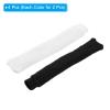 PATIKIL Cotton Feeling Badminton Towel Grip, 4 Pack Nylon Tennis Racket Overgrip Racquet Grip Hand Glue Anti-Skid Sweatband for Golf Bike Handle, Black/White view 3