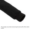 PATIKIL Cotton Feeling Badminton Towel Grip, 4 Pack Nylon Tennis Racket Overgrip Racquet Grip Hand Glue Anti-Skid Sweatband for Golf Bike Handle, Black/White view 4