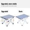 iClimb Ultralight Compact Camping Folding Table with Carry Bag (Reinforced Silver - S) view 3