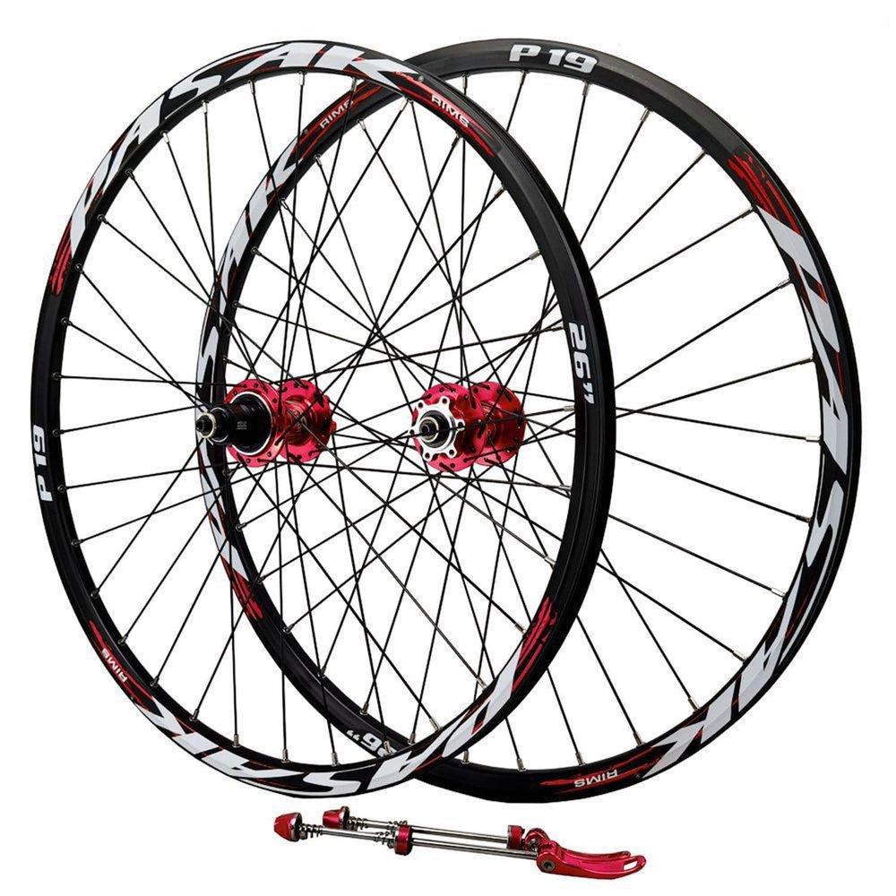 LvTu 26/27.5/29" Mountain Bike Wheel Set HB08/P19-XD-HUB Wheels Quick Release Disc Brakes, 32H Bike Wheels fit 11-12 Speed Cassette (Size : 27.5 inch)