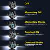 CRONHAWK Rechargeable Pistol Light, 1350 Lumen Rail Mounted Tactical Gun Flashlight with Strobe Function and Adjustable Rail Locating Key Fit 1913 Picatinny, Black view 3