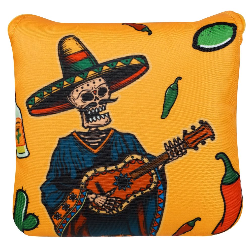 2thpart Mexico Style Golf Putter Cover, Yellow