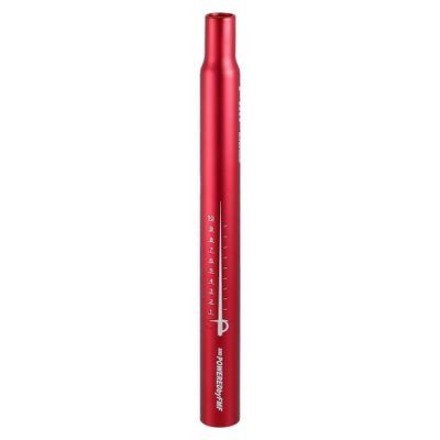 A ABSOPRO Bike Bicycle Seatpost 28.6x350mm Seat Post for Mountain MTB Road Bike Fixed Gear Aluminum Alloy Red