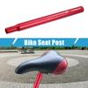 A ABSOPRO Bike Bicycle Seatpost 28.6x350mm Seat Post for Mountain MTB Road Bike Fixed Gear Aluminum Alloy Red view 2