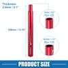 A ABSOPRO Bike Bicycle Seatpost 28.6x350mm Seat Post for Mountain MTB Road Bike Fixed Gear Aluminum Alloy Red view 4