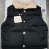 1 to 6Years Toddler Boys Girls Solid Winter Fleece Button Coat Jacket Vest Children Kids Thicken (Black-a, 3-4 Years) view 2