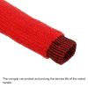 PATIKIL Cotton Feeling Badminton Towel Grip, 4 Pack Nylon Tennis Racket Overgrip Racquet Grip Hand Glue Anti-Skid Sweatband for Golf Bike Handle, Blue/Black/White/Red view 4
