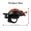 2 PCS Bike Bell Cute Bicycle Bell Kids Bicycle Bell Ring Animal Ladybug Shape Toddler Bike Bell Ladybug Bell Bike Accessories for Children Outdoor Fun view 2