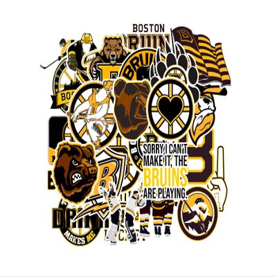 26 PCS Boston American Hockey Bruins Stickers for Water Bottle, Laptop, Bicycle, Computer, Motorcycle, Travel Case, Car Decal Decoration Sticker