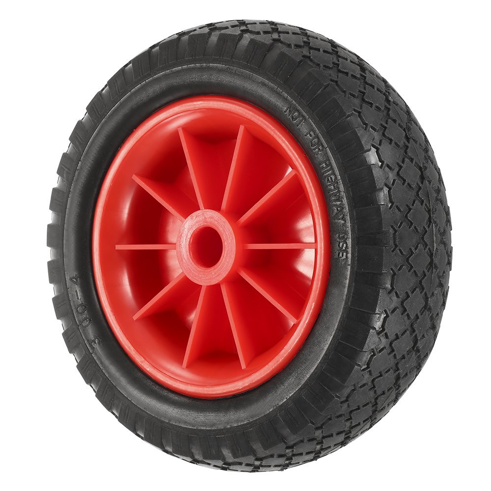 Funien 1pc 10'' Solid Tire Wheel for Kayak Canoe Trolley Cart Replacement Tire