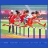 NYZAL Indoor Outdoor Hurdles Adjustable Course Equipment, Adjustable Track and Field Equipment, Speed Training Agility Hurdles for Athletes (Size : High(450mm-650mm)) view 2