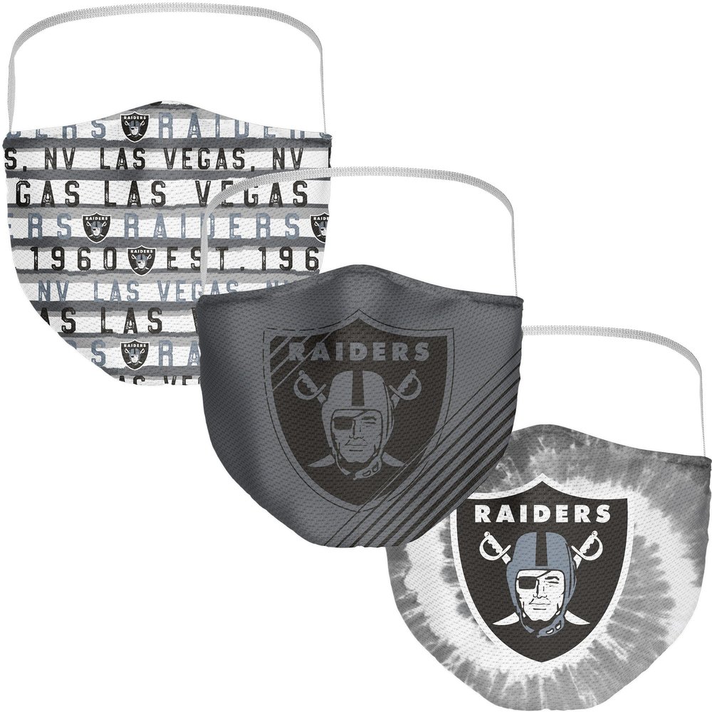 Fanatics Adult Las Vegas Raiders Face Covering 3-Pack
