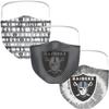 Fanatics Adult Las Vegas Raiders Face Covering 3-Pack view 1