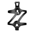 Alloy Aluminum Lightweight Bike Water Bottle Cage Water Bottle Holder for Road Bikes Easy to Install (Black)